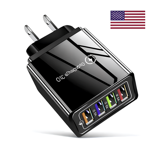 CARICATORE USB MULTIPLO 48W CARICABATTERIA USB UNIVERSALE PRESA MULTIPLA USB